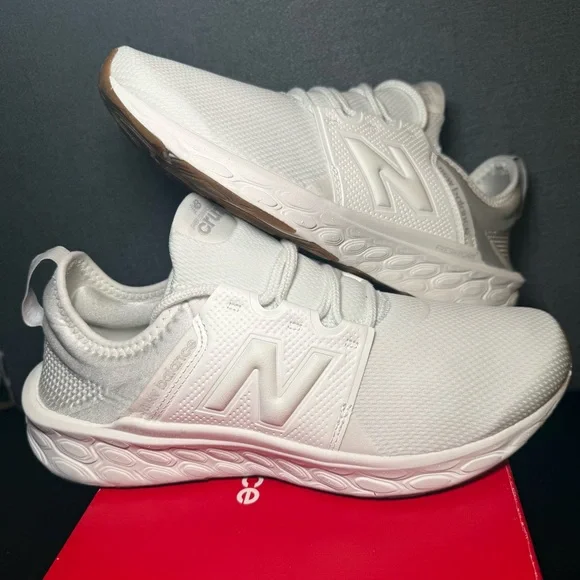 New Balance Fresh Foam X Cruz v3 White Women’s Size 12 NWT - Picture 1 of 8